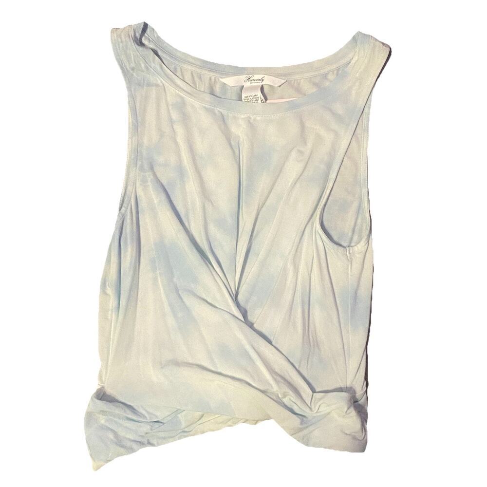 Victorias Secret Heavenly Tie Dye Sleeveless Tie Back Athletic Tank Top Size M
